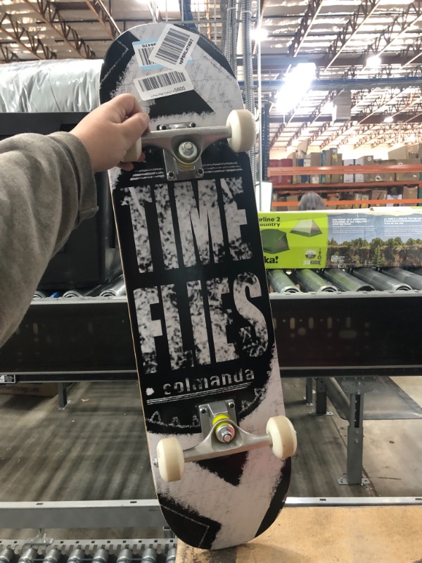 Photo 3 of Colmanda Skateboard 79 x 20 cm 31 inch, Complete Skateboard 7 Layers Canadian Maple ABEC-7 Wheels, Beginner Skateboard, Birthday Gift for Kids Young Adults
