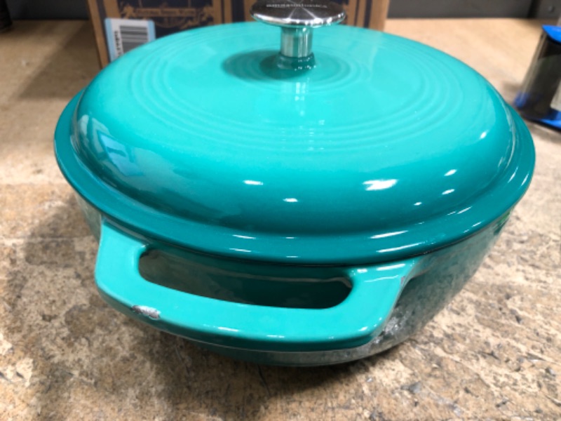 Photo 2 of Amazon Basics Enameled Cast Iron Covered Dutch Oven