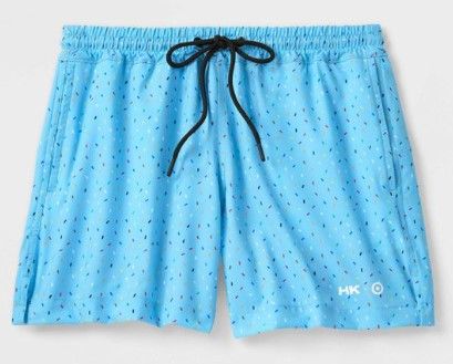 Photo 1 of Pride Adult Humankind Swim Trunks - Blue Sprinkles, S (2) and M (1)

