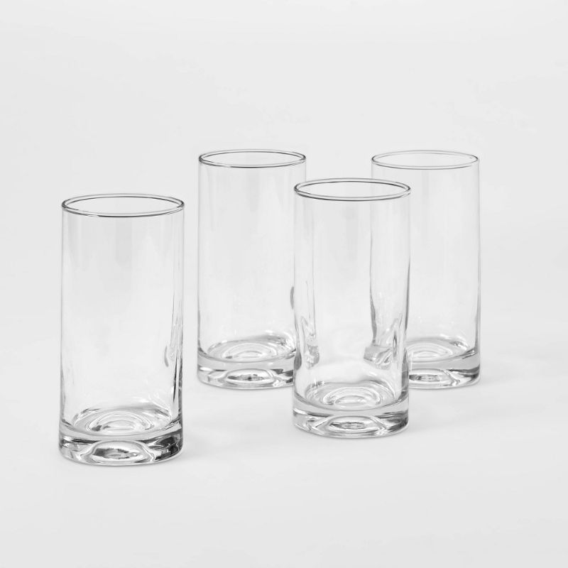 Photo 1 of 16.8oz 4pk Glass Telford Tall Tumblers - Threshold™
