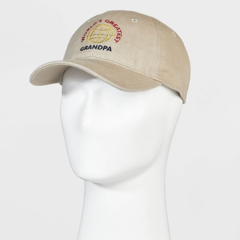 Photo 1 of Men' Cotton Canva Baseball with Embroidered Hat - Goodfellow & Co™
