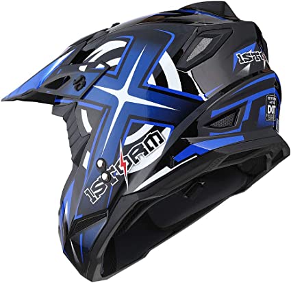 Photo 1 of 1Storm Adult Motocross Helmet BMX MX ATV Dirt Bike Helmet Racing Style HF801, XL
