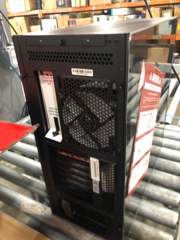 Photo 1 of ***INCOMPLETE*** iBUYPOWER - SlateMR Gaming Desktop - Intel i7 11700F - 16GB Memory - AMD Radeon RX 6600 8GB - 480SSD+1TB HDD - Black