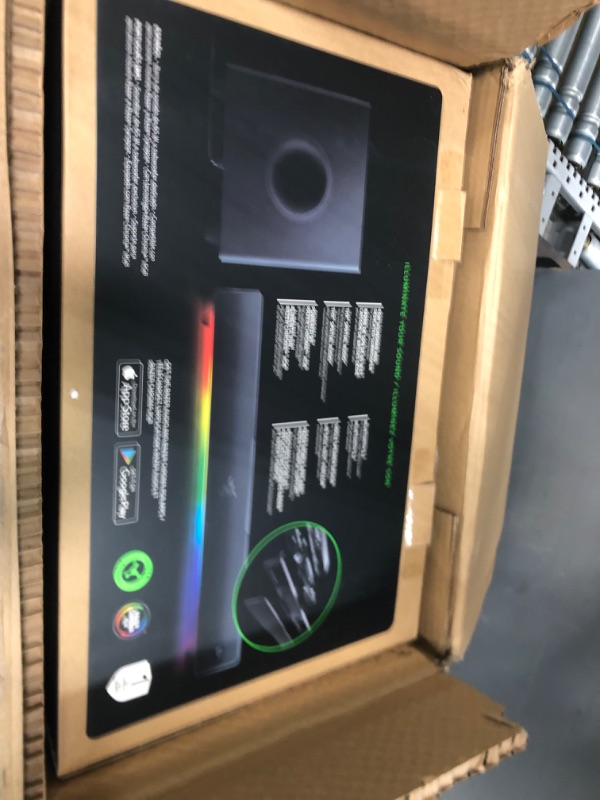 Photo 4 of Razer Leviathan V2: Multi-Driver PC Gaming Soundbar with Subwoofer - THX Spatial Audio - Compact Design - Chroma RGB - Bluetooth 5.2 - for PC