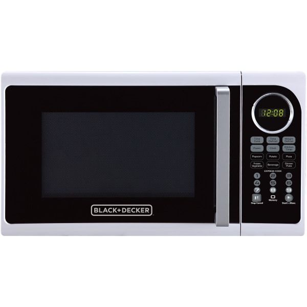 Photo 1 of Black+Decker 0.9 White Microwave
