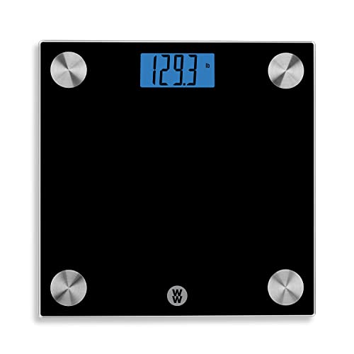 Photo 1 of WW Scales by Conair Digital Glass Bathroom Scale, 400 Lbs. Capacity
