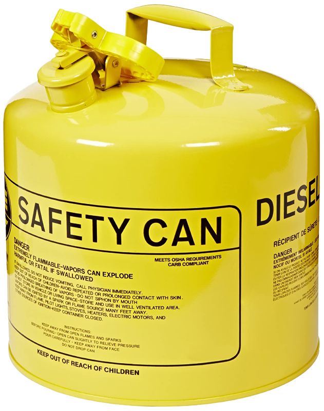 Photo 1 of 5 Gal. Red Steel Type II Safety Can for Flammables
