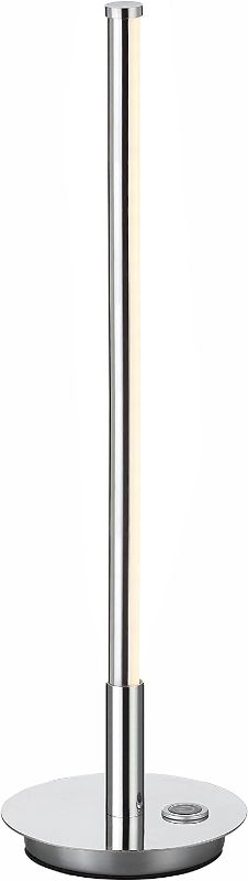 Photo 1 of JONATHAN Y JYL7002A Keira 16.5" LED Integrated Table Lamp Modern,Contemporary for Bedroom, Living Room, Office, College Dorm, Coffee Table, Bookcase, Chrome
