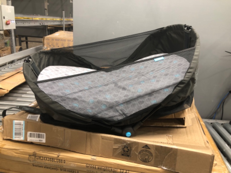 Photo 1 of LuckyDove Travel Bassinet-Folding Portable Bassinet,in Bed Bassinet for Baby,Portable Bassinet with Mosquito Net,Easy to Fold and Lightweight,Washable,Grey
