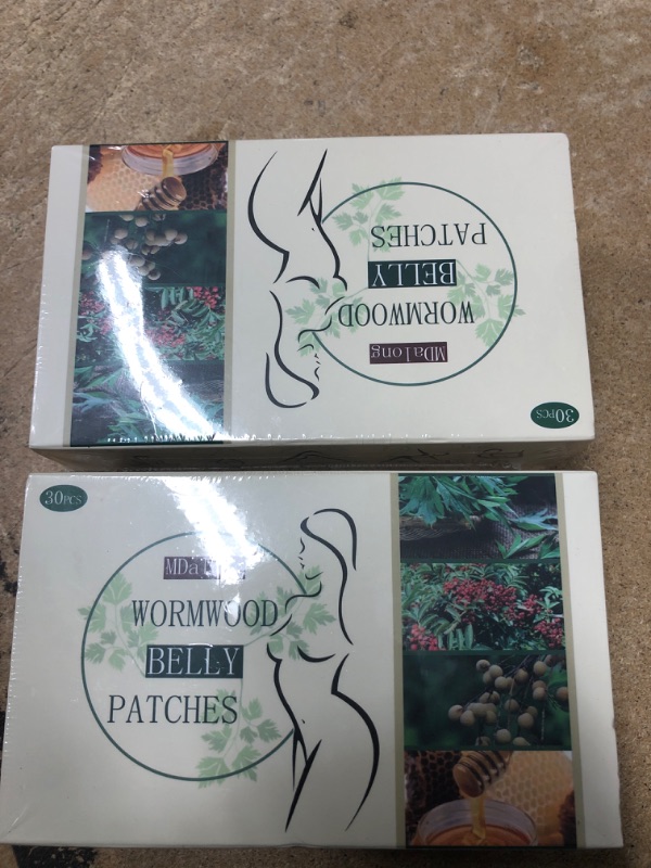 Photo 2 of 2 PACK**MDalong Belly Button Patch, All Natural & Premium Ingredients Herbal Abdomen Waist Path, Moxa Hot Moxibustion Mugwort Navel Sticker 30pcs