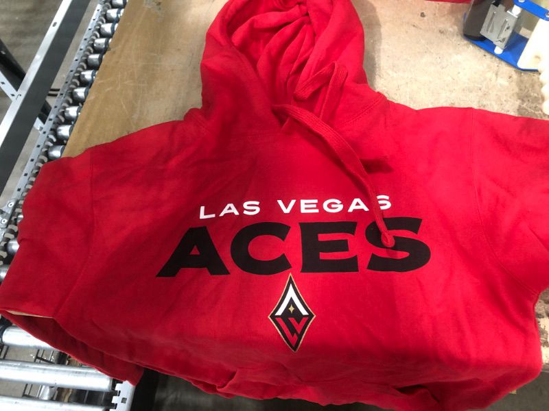 Photo 1 of size large ----las vegas aces red hoodie 