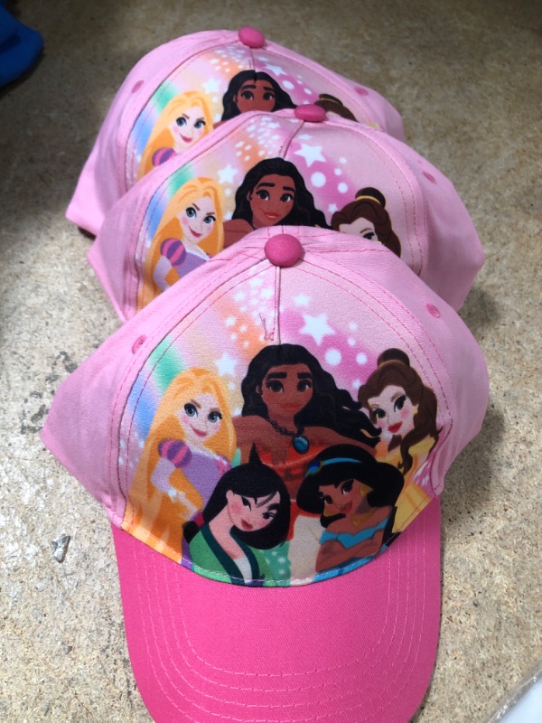 Photo 1 of 5 DISNEY PRINCESS Kid's Baseball Hat TARGET 3 pack 