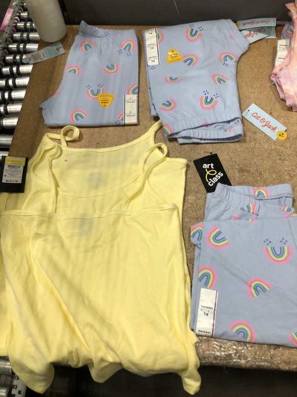 Photo 3 of Girls' Tank Top - Art Class™ and Girl' Rainbow Legging - Cat & Jack™ Light XL 
