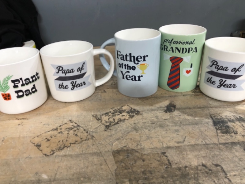 Photo 1 of 5pcks of father mugs