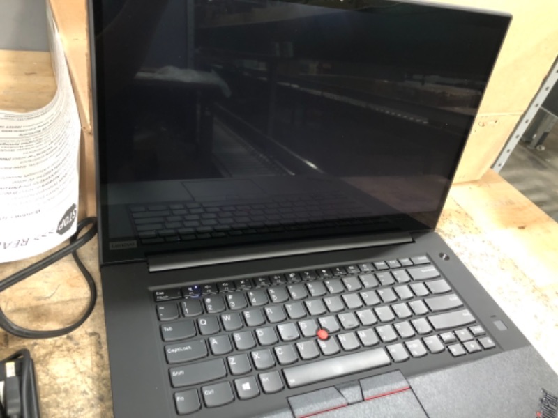 Photo 9 of Lenovo ThinkPad P1 Black Laptop (8th Generation Intel Core i7-8850H Processor, 16GB DDR4 RAM, 512GB PCIe SSD, 15.6 Touch 4K UHD (3840 x 2160), Quadro P1000 Graphics, Windows 10 Pro (Renewed)
