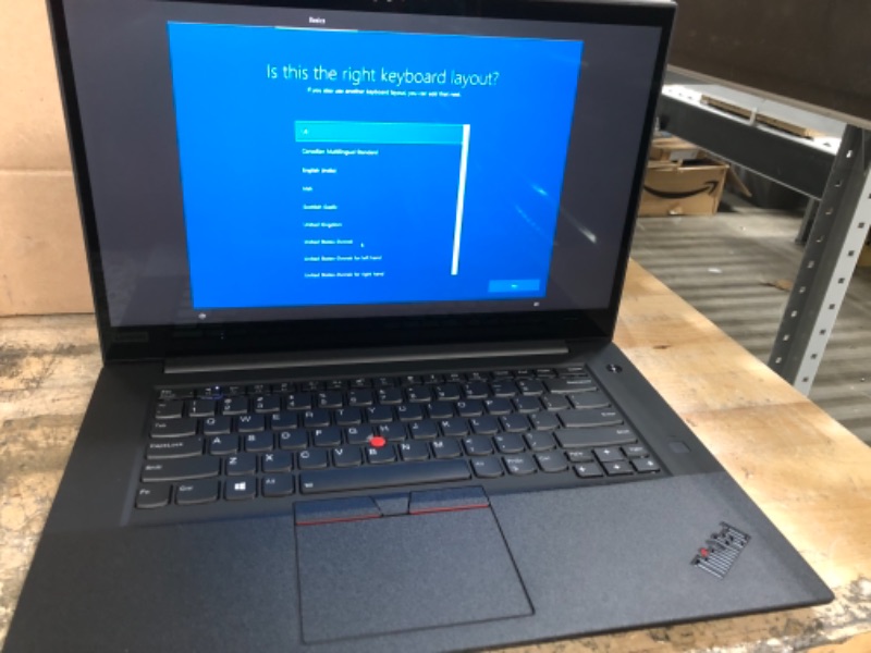 Photo 2 of Lenovo ThinkPad P1 Black Laptop (8th Generation Intel Core i7-8850H Processor, 16GB DDR4 RAM, 512GB PCIe SSD, 15.6 Touch 4K UHD (3840 x 2160), Quadro P1000 Graphics, Windows 10 Pro (Renewed)
