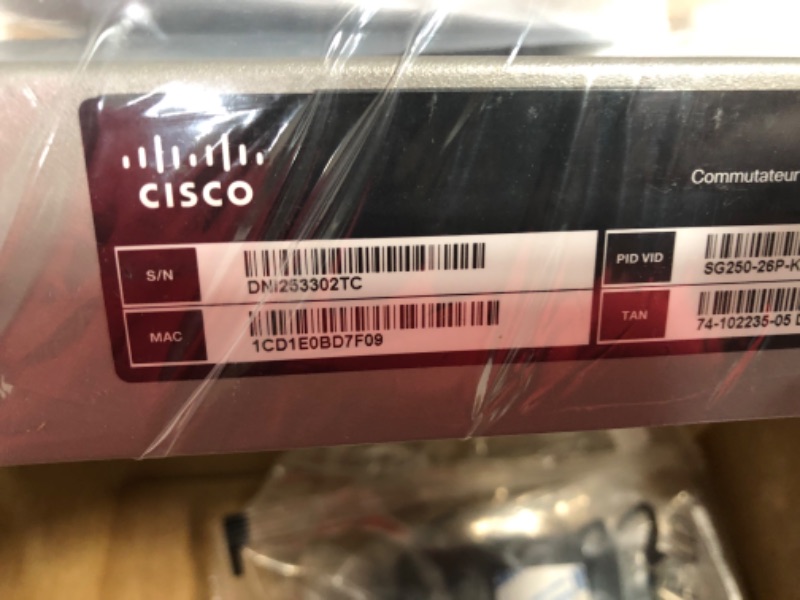 Photo 5 of Cisco SG250-26P 26-Port Gigabit PoE Smart Switch