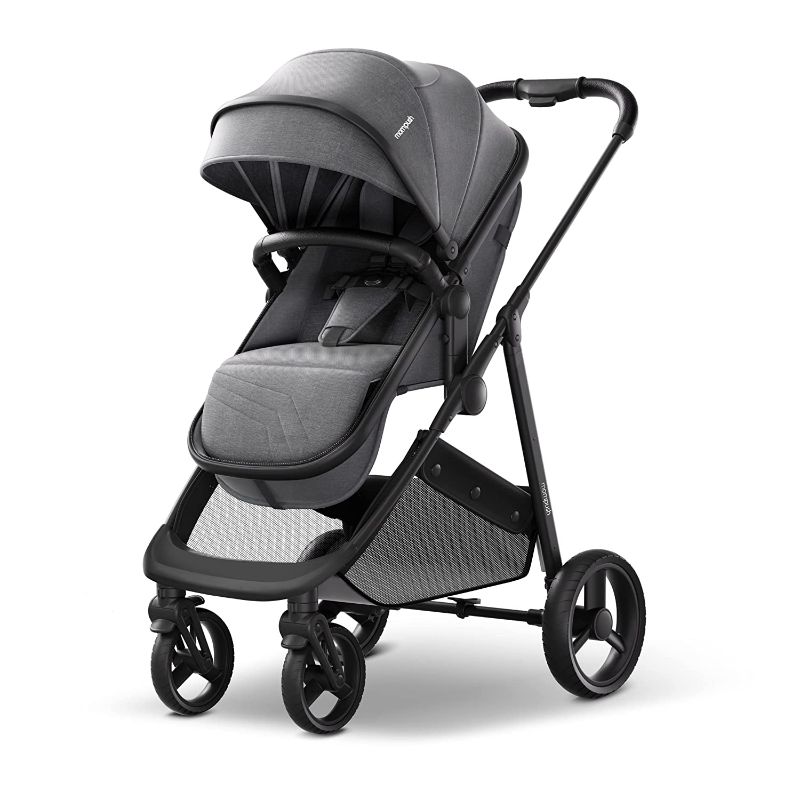 Photo 1 of Mompush Wiz 2-in-1 Baby Stroller with Bassinet Mode - Foldable Infant Stroller to Explore More as a Family - Toddler Stroller with Reversible Stroller Seat - Travel System Compatible