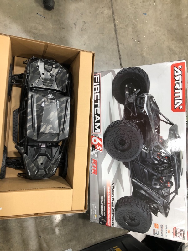 Photo 9 of ***Batteries and Charger Not Included ***
ARRMA RC Truck 1/7 FIRETEAM 6S 4 Wheel Drive BLX Speed Assault Vehicle RTR Batteries and Charger Not Included ARA7618T1 Cars Electric Kit Other
