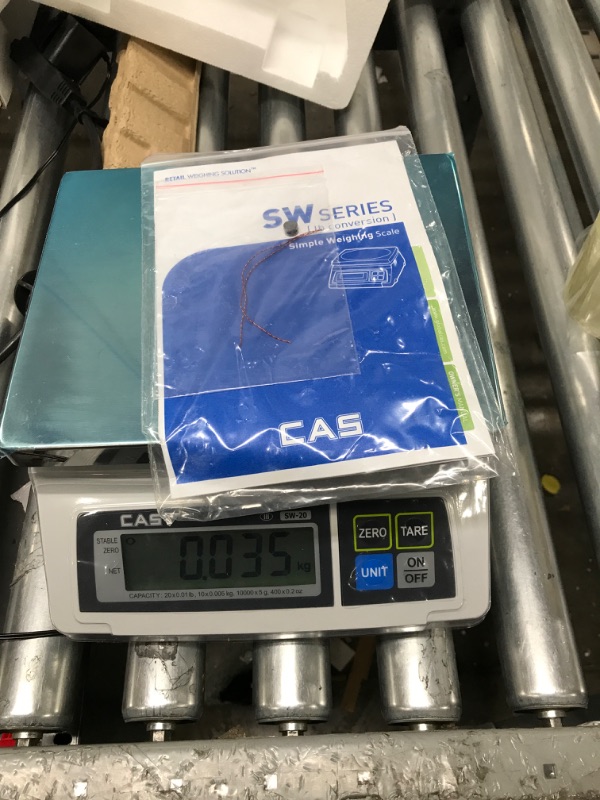 Photo 3 of CAS SW-1 (20) SW Series Portion Control Bench Scale, 20lb Capacity, 0.01lb Readability00