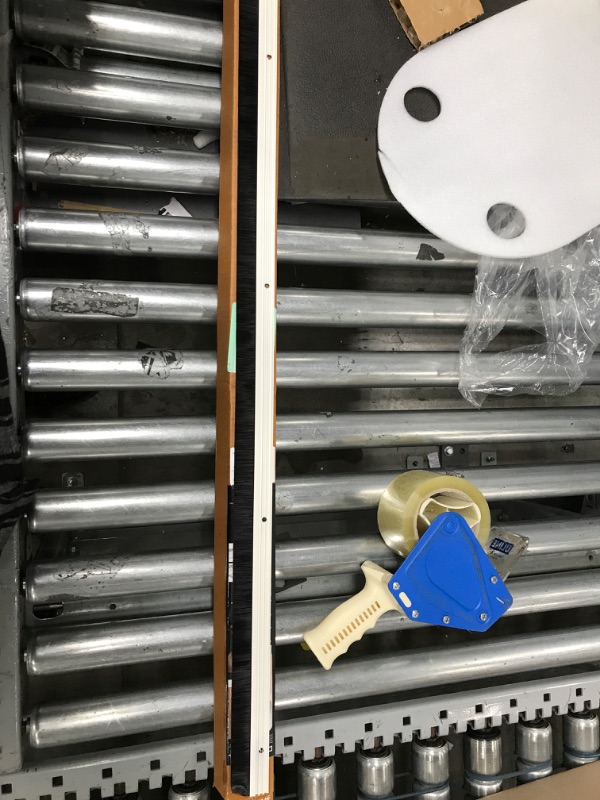 Photo 2 of Deco Home Door Seal Door Draft Stopper 1.5 Inch Width X 36.5 Inch Length Door Sweep Weather Stripping Sound Blocker with Aluminium Plate & Nylon Brus
