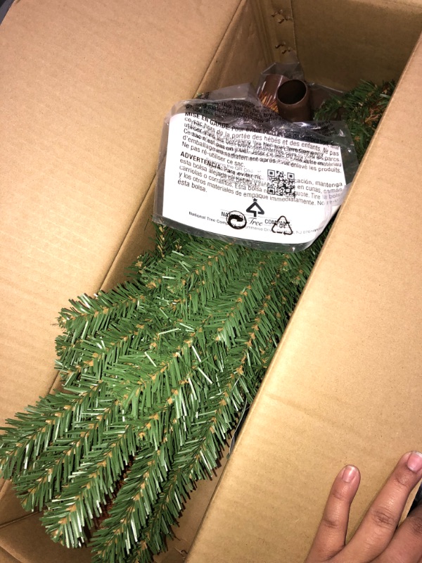 Photo 2 of **INCOMPLETE** National Tree Company Artificial Christmas Tree | Includes Stand | Hickory Cedar - 3 ft & Artificial Christmas Tree | Hickory Cedar - 4 ft 3 ft Tree + Trees Green- 4 ft