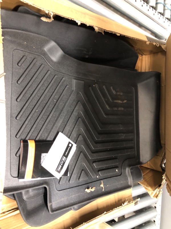 Photo 2 of YITAMOTOR Floor Mats Compatible with 2018-2023 Toyota Tacoma Double Cab, Custom Fit Floor Liners, 1st & 2nd Row All-Weather Protection, Black
