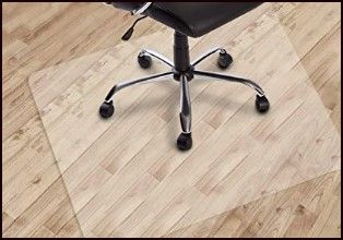 Photo 1 of Dinosaur Office Chair mat for Hard Floors, 30" X 48" Transparent Floor Mats, Easy Glide for Chairs, Wood/Tile Protection Mat for Office & Home (30" X 48" Rectangle)
