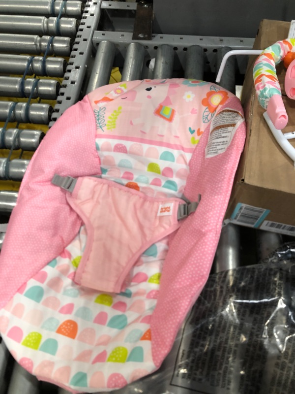 Photo 1 of Bright Starts Fanciful Fantasy Vibrating Bouncer with Toy bar