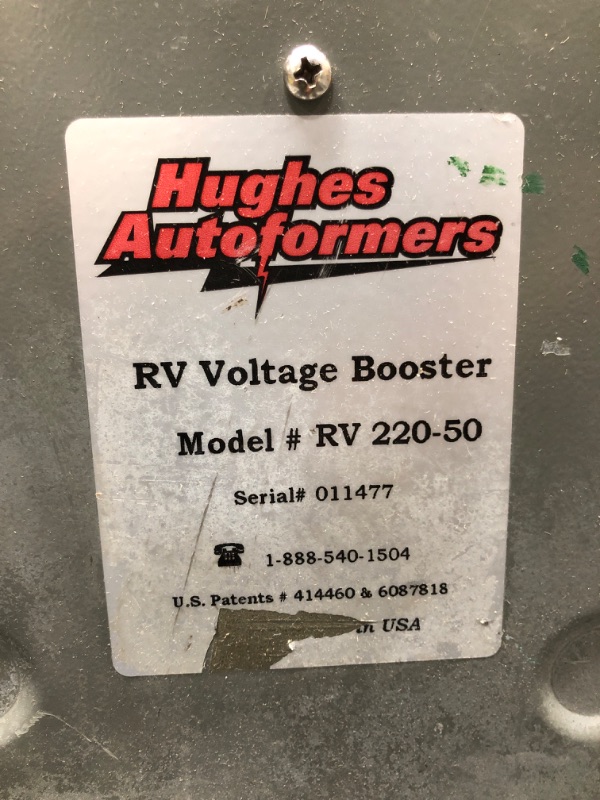 Photo 3 of (Used - Parts Only) Hughes Autoformers RV22050SP Voltage Booster with Surge Protection - 50 Amp
