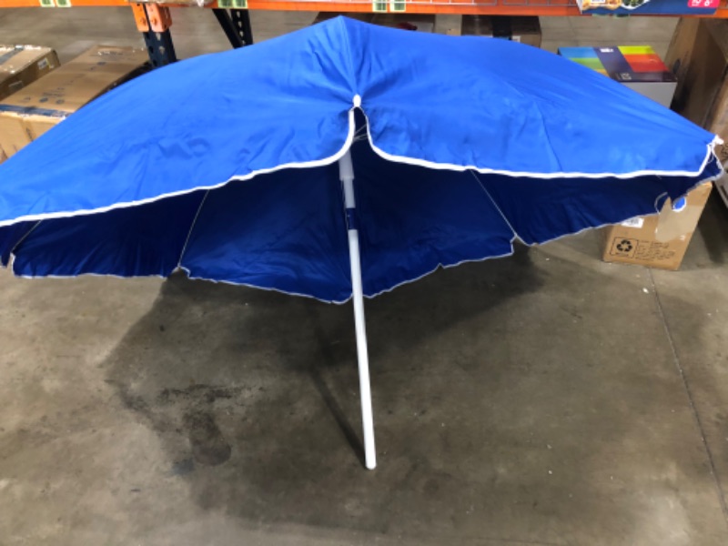 Photo 1 of 7.5ft blue beach umbrella