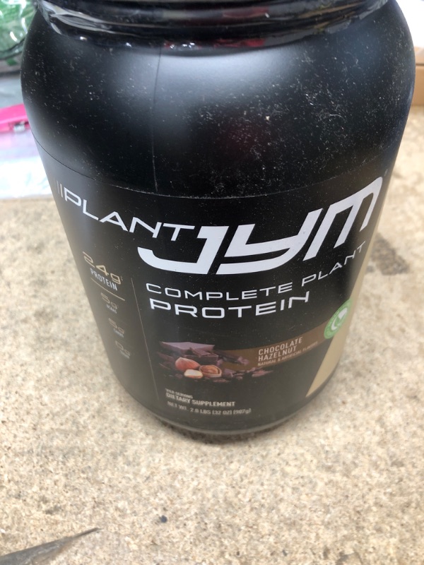 Photo 2 of *** EXP 05/21/2023 *** JYM Supplement Science Plant Jym Chocolate Hazelnut, 2 Lb, Chocolate Hazelnut, 2 Pound, Brown Chocolate Hazelnut 2 Pound (Pack of 1)