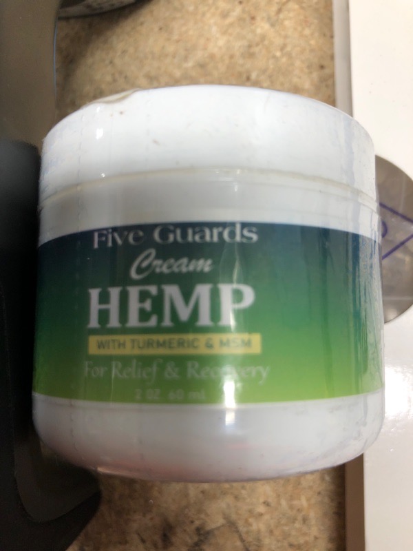 Photo 1 of Hemp Extract Cream 56000 Mg - Hemp Cream with EMU Oil, Turmeric, Frankincense MSM, for Muscle, Joint, Back, Knee - 60ml