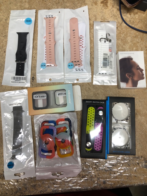 Photo 1 of 10 ITEMS, MISC WATCH BAND BUNDLE