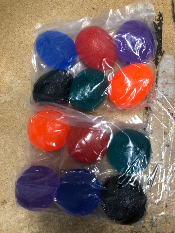 Photo 1 of 12 PACK HANDGRIP BALS EGG SHAPED AND BALL SHAPED