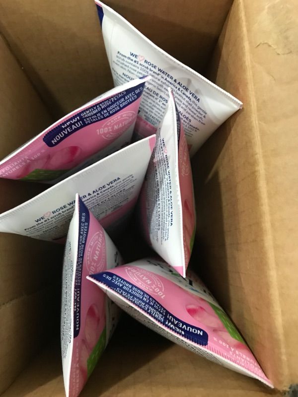 Photo 1 of  St. Ives Gentle Smoothing Face Scrub Our Gentlest Scrub Yet Rose Water & Aloe Vera Made with 100% Natural Exfoliants, Paraben Free, Oil-Free, Dermatologist Tested 6 oz 6 Count
