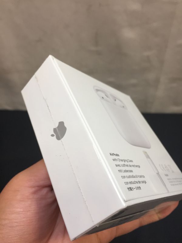 Photo 5 of Apple AirPods (2nd Generation) Wireless Earbuds with Lightning Charging Case Included. Over 24 Hours of Battery Life, Effortless Setup. Bluetooth Headphones for iPhone
