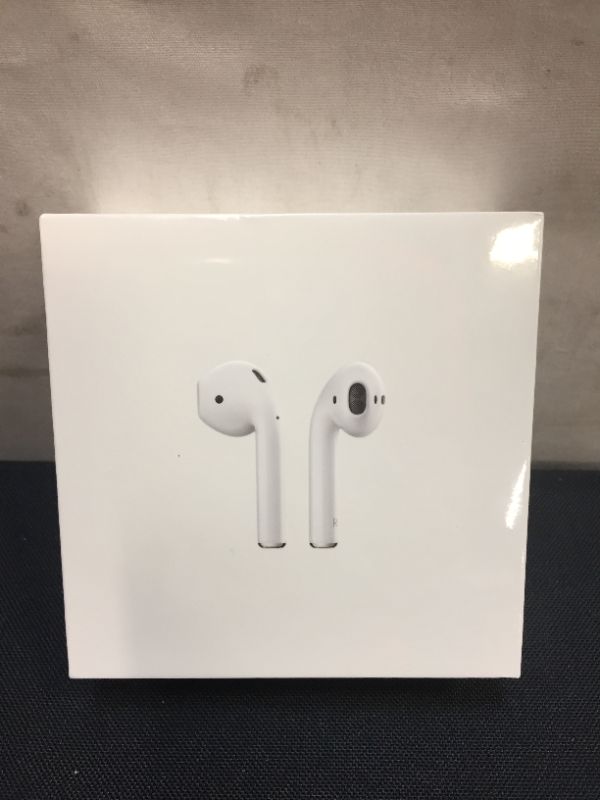 Photo 3 of Apple AirPods (2nd Generation) Wireless Earbuds with Lightning Charging Case Included. Over 24 Hours of Battery Life, Effortless Setup. Bluetooth Headphones for iPhone
