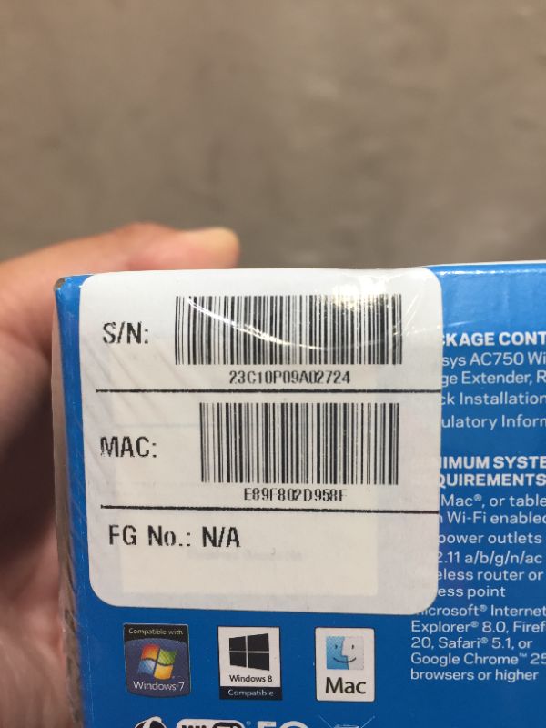 Photo 3 of Linksys AC750 Dual-Band Wi-Fi Extender for Home, Wireless Range Booster, Works with Any Wi-Fi Router (White)
FACTORY SEALED, BRAND NEW ITEM!