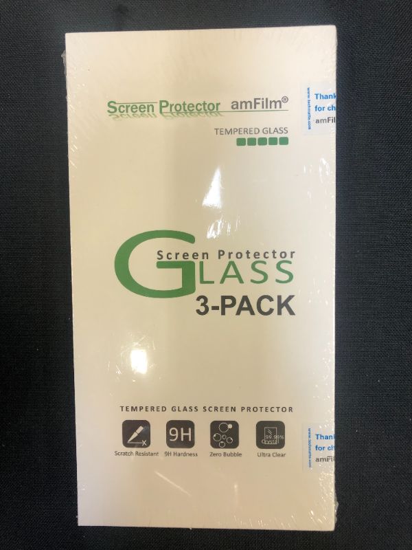 Photo 3 of amFilm Tempered Glass Screen Protector Compatible with Nintendo Switch OLED model 2021 (3-Pack)
FACTORY SEALED