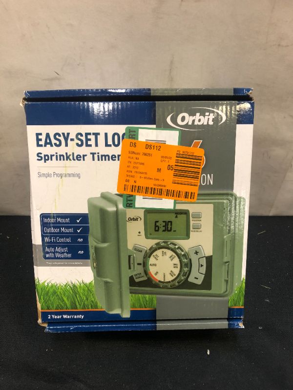 Photo 2 of 6-Station Easy-Set Logic Indoor/Outdoor Sprinkler Timer
