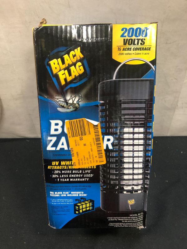 Photo 4 of 2000-Volt 1/2 acre Bug Zapper Insect Killer, Includes Black Flag Mosquito Octenol Lure