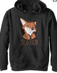 Photo 1 of Disney Zootopia Nick Wilde Sly Guy Fox Boys Hoodie
size L