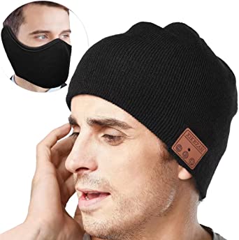 Photo 1 of Bluetooth Beanie Hat,Unisex Beanie Headphones Christmas Tech Gifts for Men Women Teen Boys Girls Boyfriend Husband Teenage