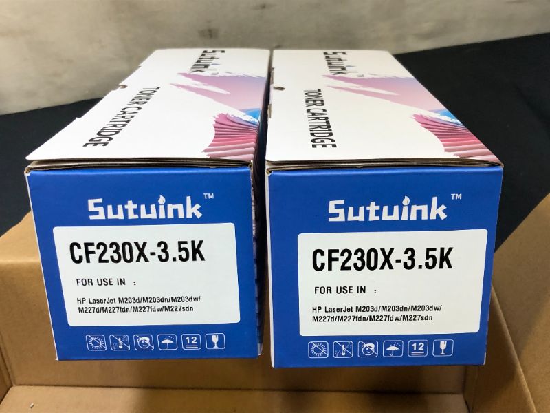 Photo 4 of CF230X Compatible HP 30X Toner Replacement for HP 30A CF230A for HP Laserjet Pro MFP M203dw M227fdw M227fdn M203dn M227sdn Printer CF230A Toner, HP 30X Black Toner Cartridge
