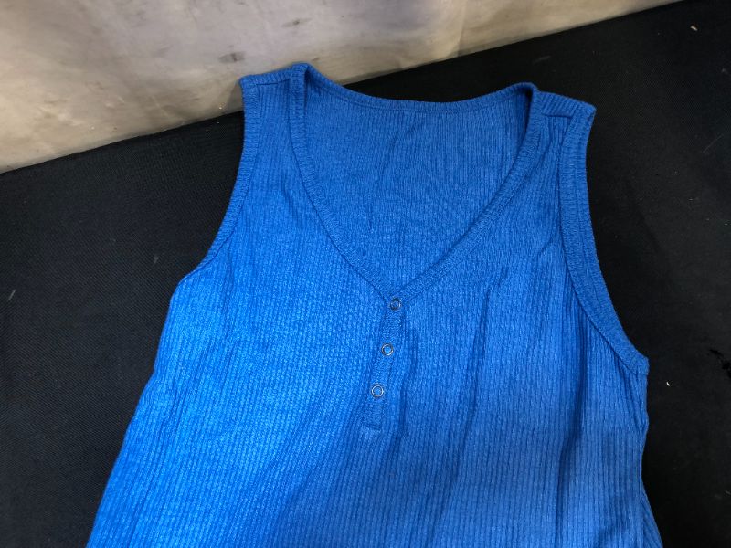 Photo 2 of Large Tank Top for Women's(Blue Color)