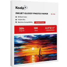 Photo 1 of Koala Inkjet Glossy Photo Paper 100 Sheets 