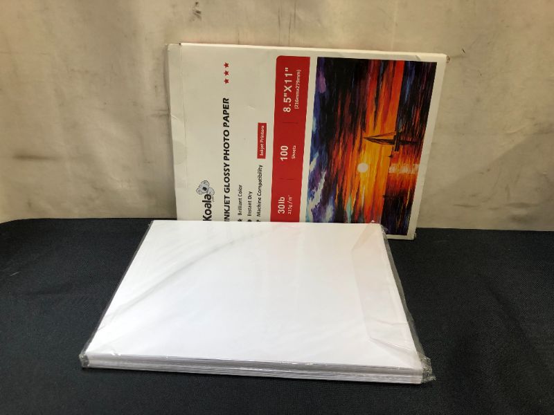 Photo 1 of Koala Inkjet Glossy Photo Paper 100 Sheets 