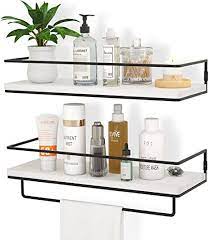 Photo 1 of ZGO Floating Shelves for Wall Mounted Storage White 