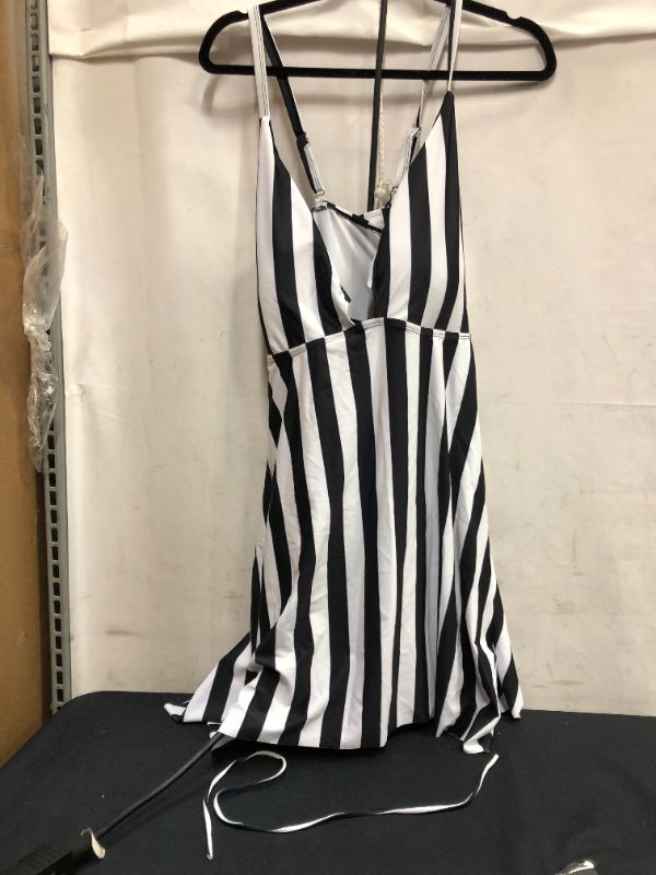 Photo 1 of Plus Zebra Stripe Bikini Swimsuit 
